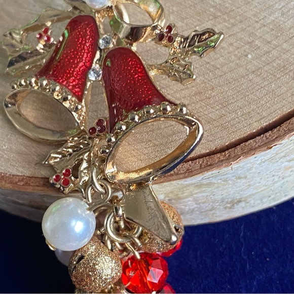 Vintage- Stunning Jingle Bell, Cha-Cha Necklace Enhancer - Picture 13 of 16